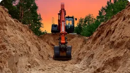 Földkiemelés, pinceszint készítés